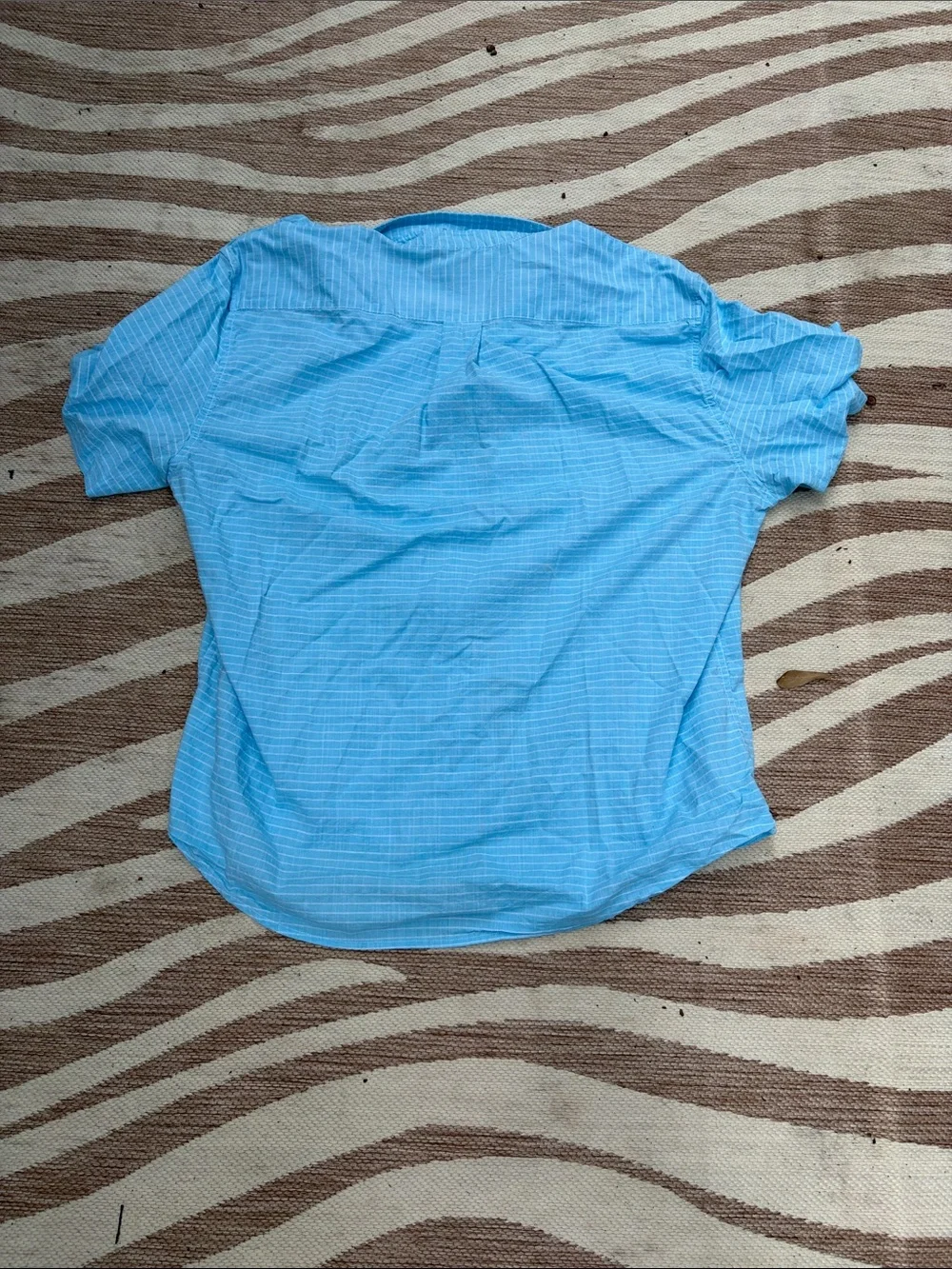 Polo by Ralph Lauren Light Blue Short-Sleeve Button-Down Shirt